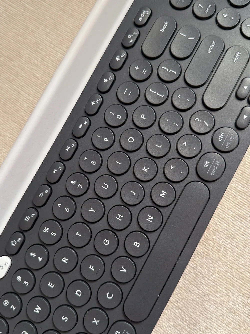Logitech Wireless Slim Keyboard — Black and Silver